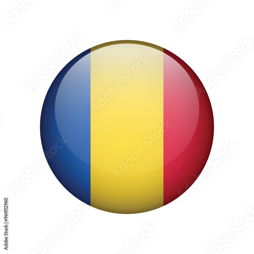 Free Download Flag icon of Romania. Isolated vector - GFXLoad