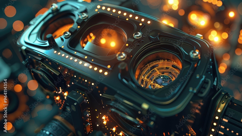 Fototapeta premium Advanced Futuristic Camera Technology