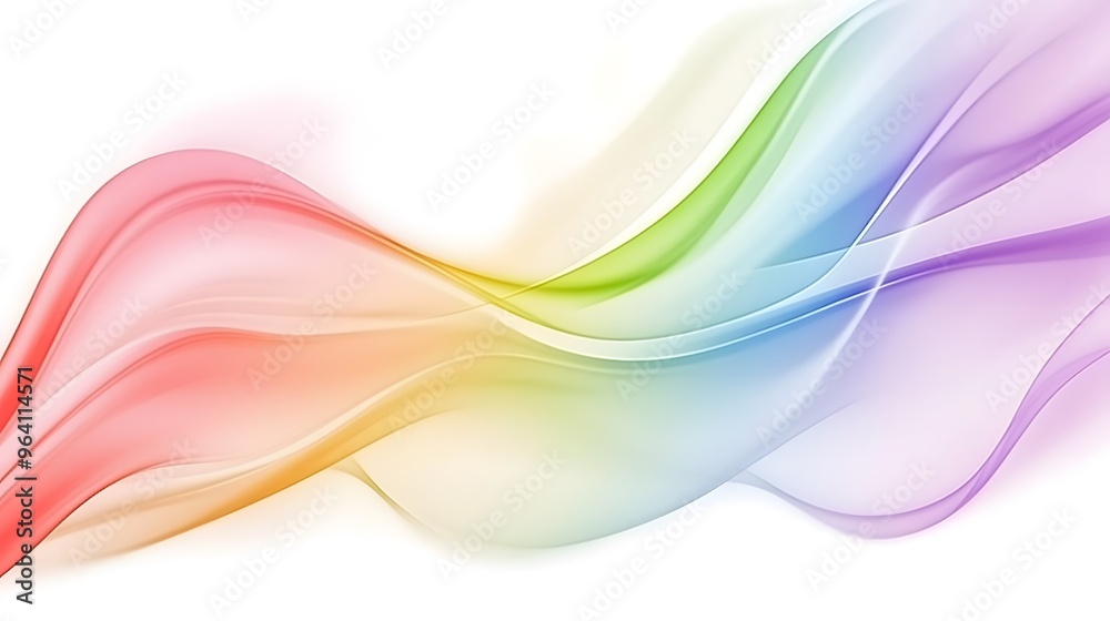 Abstract Rainbow Wave Background Abstract Rainbow Wave Background