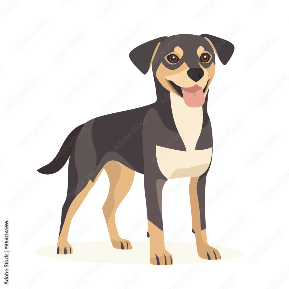 Fototapeta premium Dog vector isolated