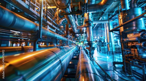 High-Tech Industrial Pipeline System