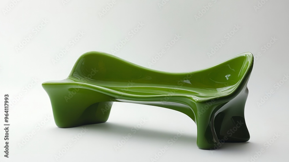 bench, green, plastic, cartoon and playful design, common materials used, simple bench, green, plastic, cartoon and playful design, common materials used, simple
