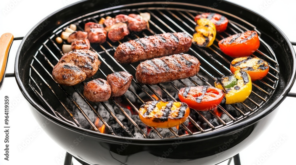 solitary white backdrop featuring a barbecue grill solitary white backdrop featuring a barbecue grill