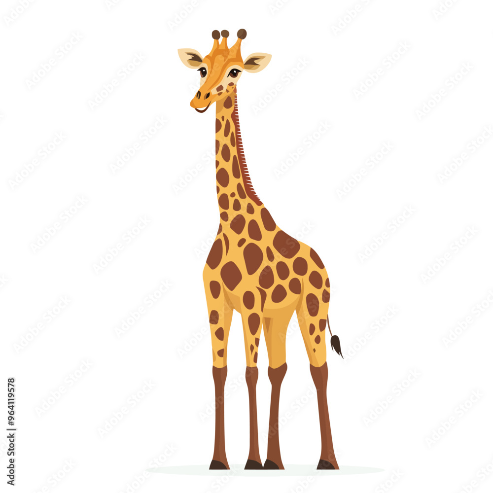 Giraffe vector isolated Giraffe vector isolated
