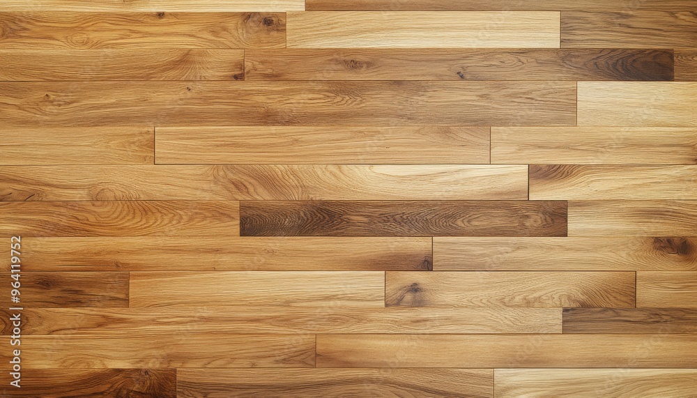Wooden parquet floor planks inside apartment room, top view Wooden parquet floor planks inside apartment room, top view