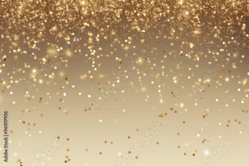 Golden glitter festive background
