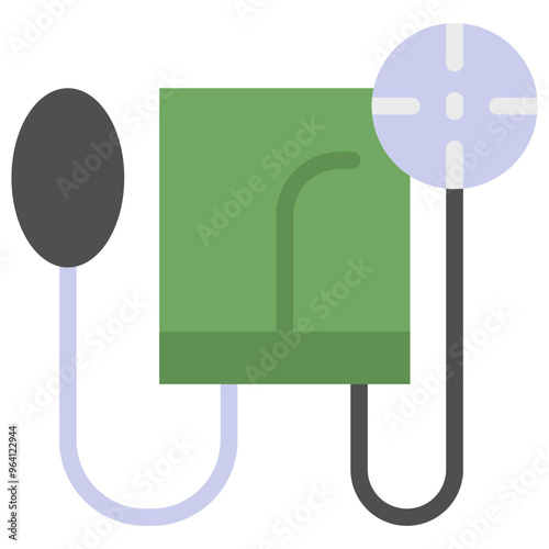 sphygmomanometer flat icon