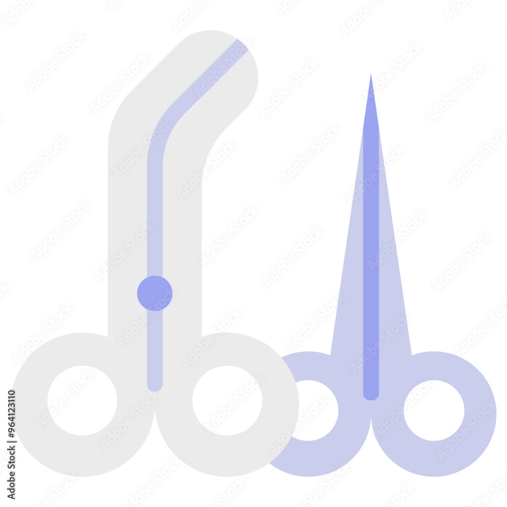 scissor flat icon scissor flat icon