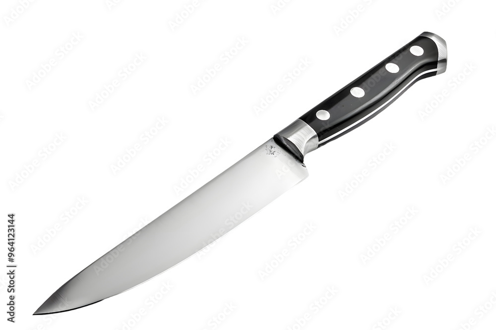 Sharp kitchen knife isolated on transparent background Sharp kitchen knife isolated on transparent background