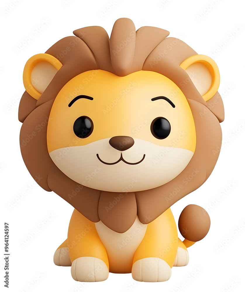 Cute 3D Lion Transparent Background Cutout Cute 3D Lion Transparent Background Cutout