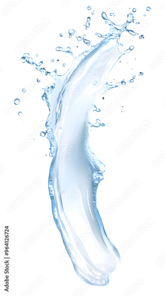 Smear and swirl of blue cosmetic gel isolated on transparent background Smear and swirl of blue cosmetic gel isolated on transparent background