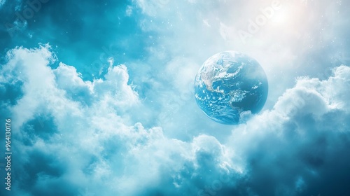 International Day for the Preservation of the Ozone Layer Background Concept photo