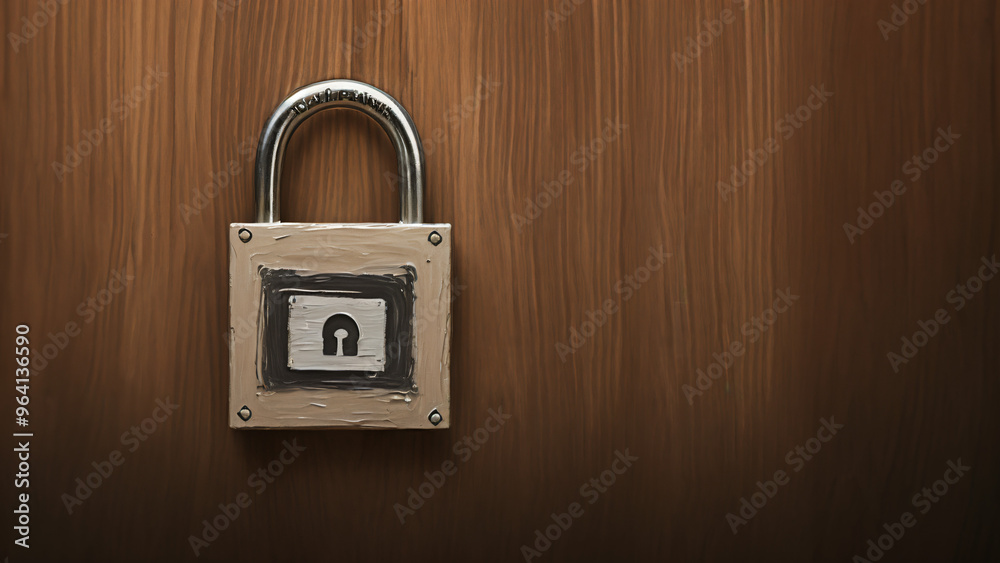 Fototapeta premium padlock