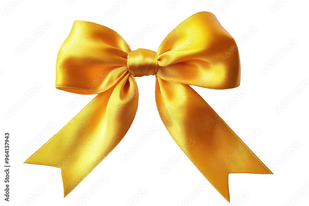 Elegant golden satin ribbon bow isolated on transparent background. perfect for gift wrapping, decoration, and festive occasions. Elegant golden satin ribbon bow isolated on transparent background. perfect for gift wrapping, decoration, and festive occasions.