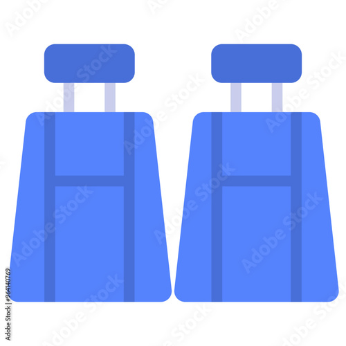 car seats flat icon