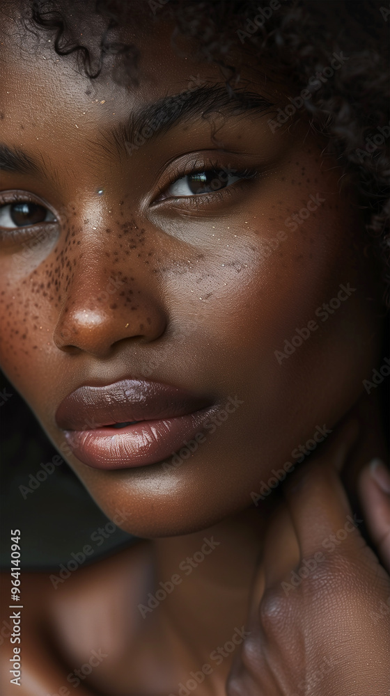 Black and White Portrait of a Beautiful Women Skincare Model Black and White Portrait of a Beautiful Women Skincare Model