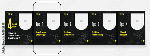 Marketing agency carousel post template pack. Creative social media post design. Business carousel banner. Social media post bundle. Digital marketing banner carousel template. Instagram story design