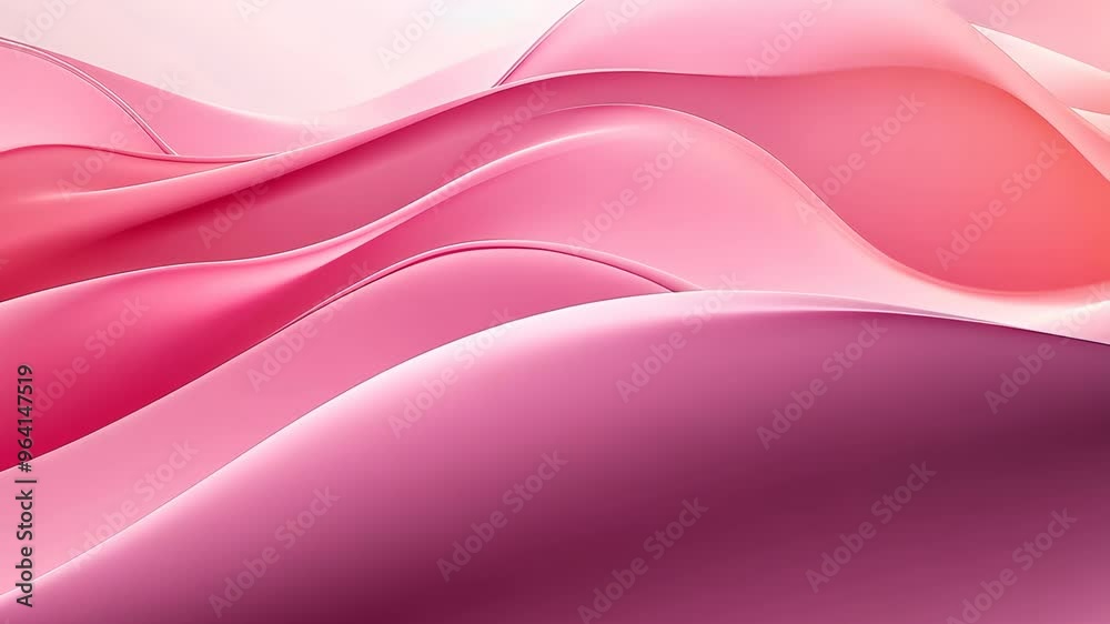 Abstract pink waves background, flowing curves Abstract pink waves background, flowing curves