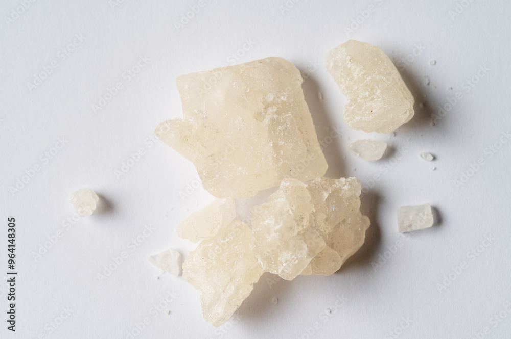 World Drug Day. World AIDS Day. crystal mephedrone designer drugs, bath salt on white background. World Drug Day. World AIDS Day. crystal mephedrone designer drugs, bath salt on white background.