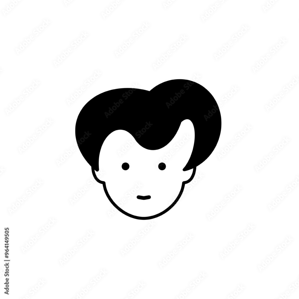 Fototapeta premium modern avatar icon, profile icon. User flat avatar icon, sign, profile male symbol, ui, ux, vector illustration