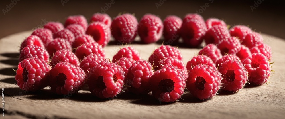 Fresh raspberry fruits on wooden background Fresh raspberry fruits on wooden background