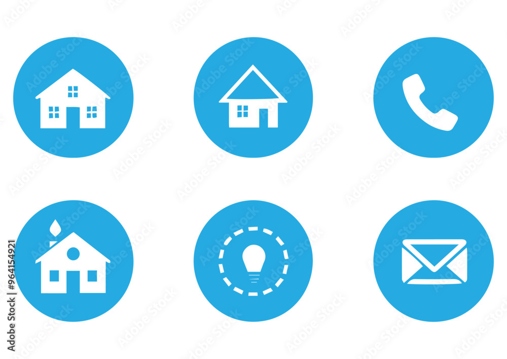 Set of black icons for web and mobile phone. Vector illustration. Set of black icons for web and mobile phone. Vector illustration.
