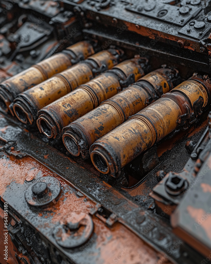 close-up, Abrams tank main gun
close-up, Abrams tank main gun