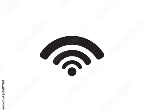 wifi icon vector design symbol of wireless internet connection and signal symbol