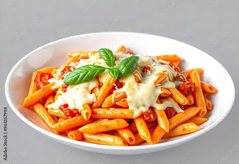 pasta with basil- pasta with vegetables scene pasta with basil- pasta with vegetables scene
