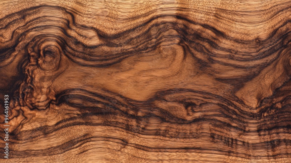 Naklejka premium Realistic wooden texture with natural knots and wood grain pattern, Ai Generation