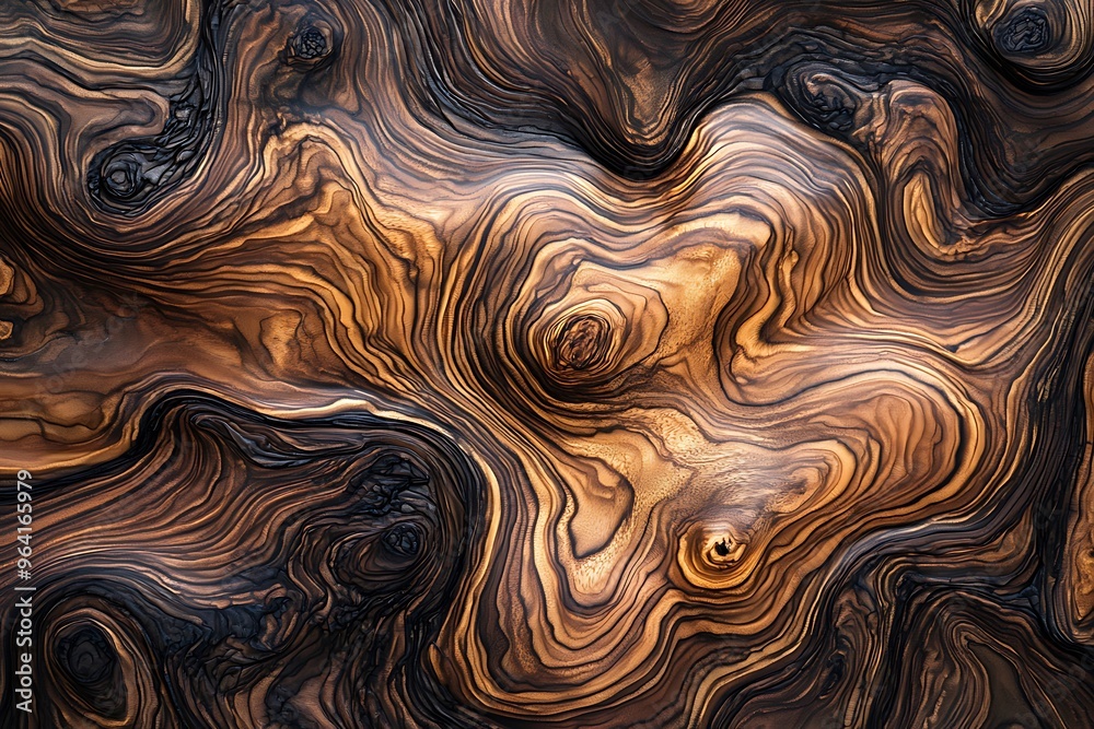 Abstract Swirling Patterns in Rich Earthy Tones Abstract Swirling Patterns in Rich Earthy Tones