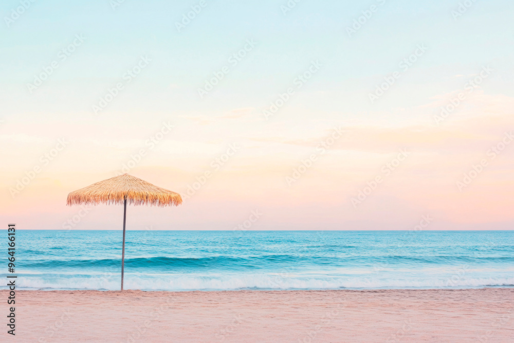 Ruhe am Strand unter dem Sonnenschirm Ruhe am Strand unter dem Sonnenschirm