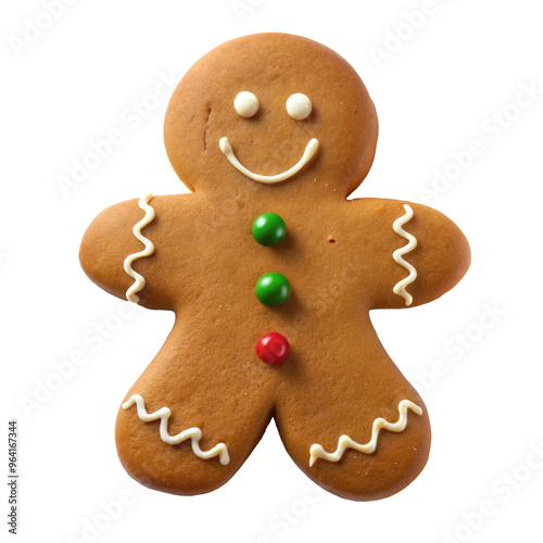 gingerbread man isolated