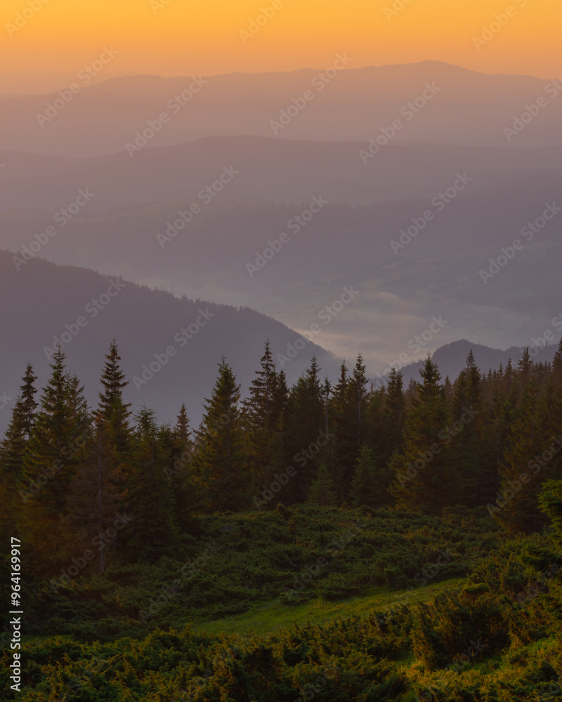 sunrise in the mountains sunrise in the mountains