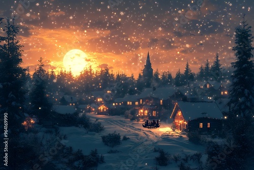 Christmas celebrations with Christmas tree and ornaments decoration .