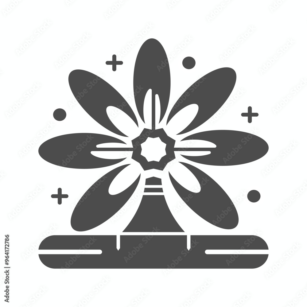 flower icon design with flat style flower icon design with flat style