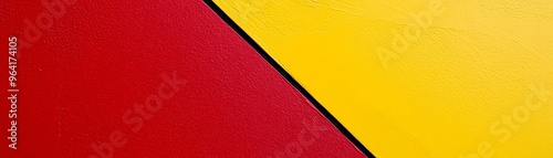 Red and Yellow Abstract Composition, Diagonal Line, Textured Background, abstract art, texture, color