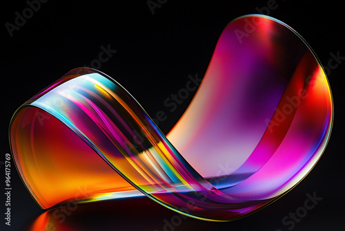 Abstract glass style background