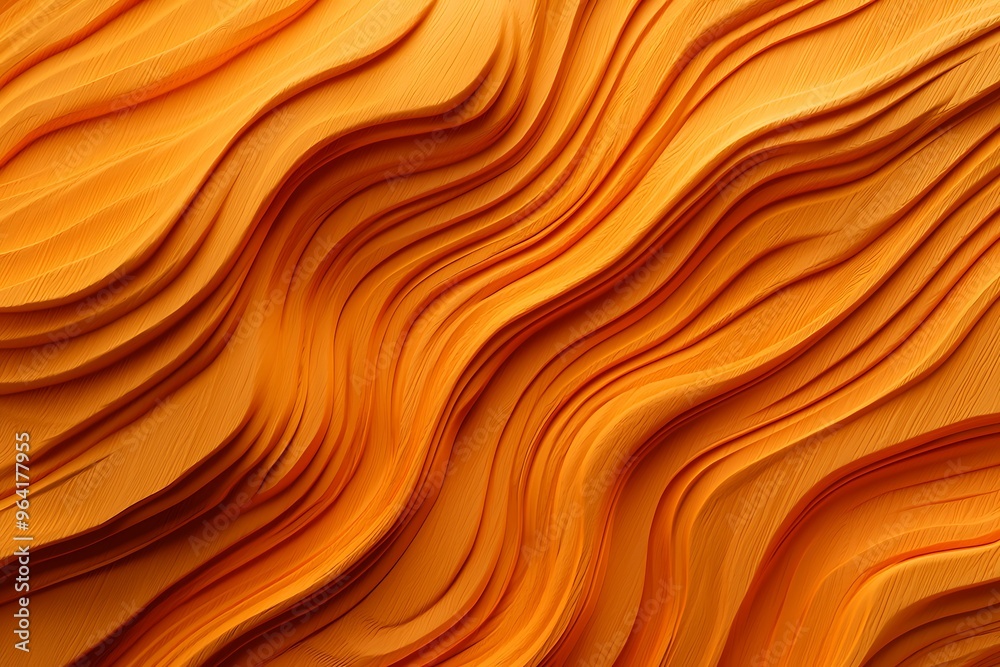 Waves of Warmth: A Textured Orange Abstract Composition Waves of Warmth: A Textured Orange Abstract Composition