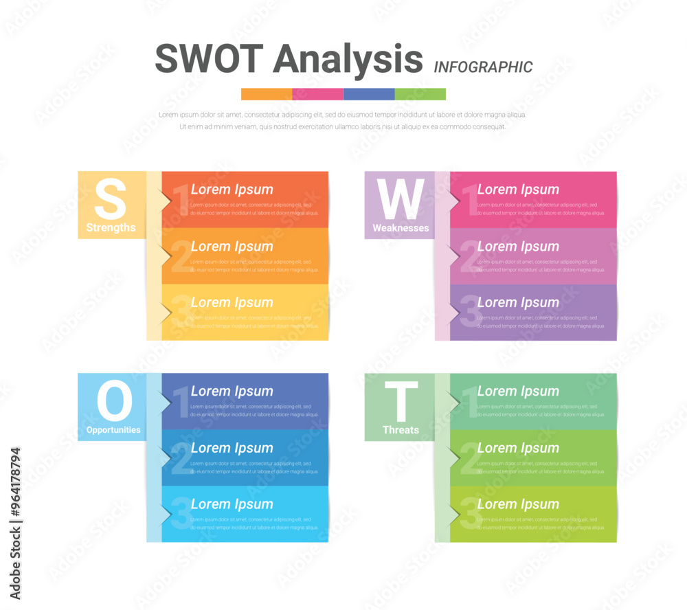 SWOT diagram, Analysis strategy with marketing management model and presentation of business layout project. Vector illustration. SWOT diagram, Analysis strategy with marketing management model and presentation of business layout project. Vector illustration.