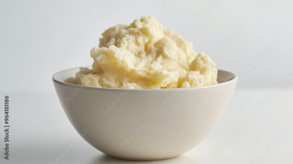 Mashed potatoes in a bowl, creamy mashed potatoes Mashed potatoes in a bowl, creamy mashed potatoes