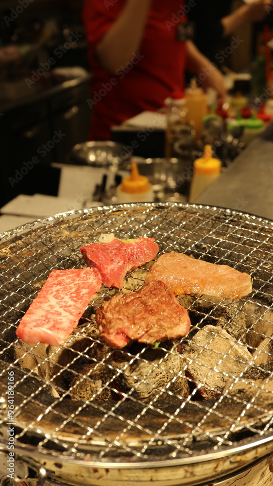 KoreanBeefGrill, Hanwoo, KoreanBBQ, GrilledBeef, KoreanCuisine, AsianCuisine, TraditionalKoreanFood, KoreanDining, CharcoalGrill, BeefLovers, KoreanBarbecue, KoreanMeatDish, AuthenticKorean, KoreanRes