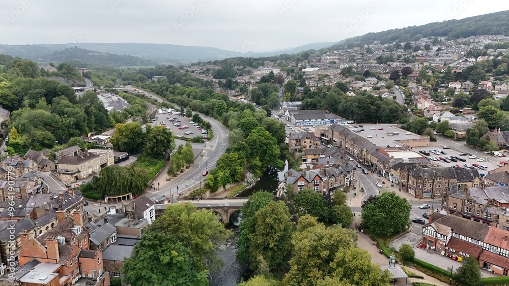 Fototapeta premium The Timeless Allure of Matlock: An English Market Town