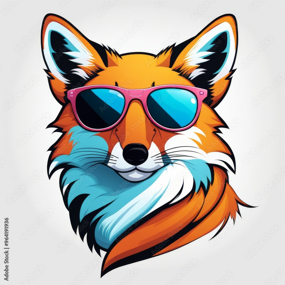 illustration of a fox with sunglasses
illustration of a fox with sunglasses