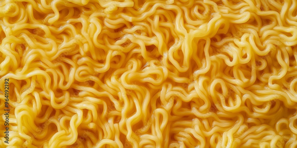 Close Up View of Deliciously Cooked Ramen Noodles Featuring a Curly and Appealing Texture Close Up View of Deliciously Cooked Ramen Noodles Featuring a Curly and Appealing Texture