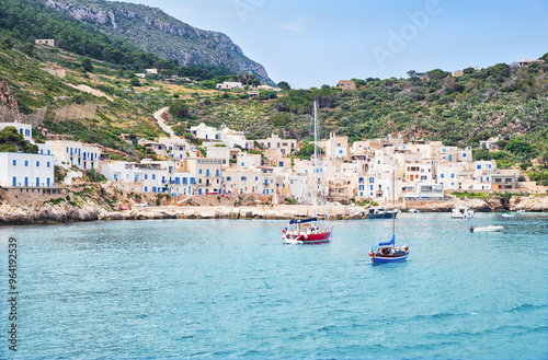 Picturesque Levanzo island ...