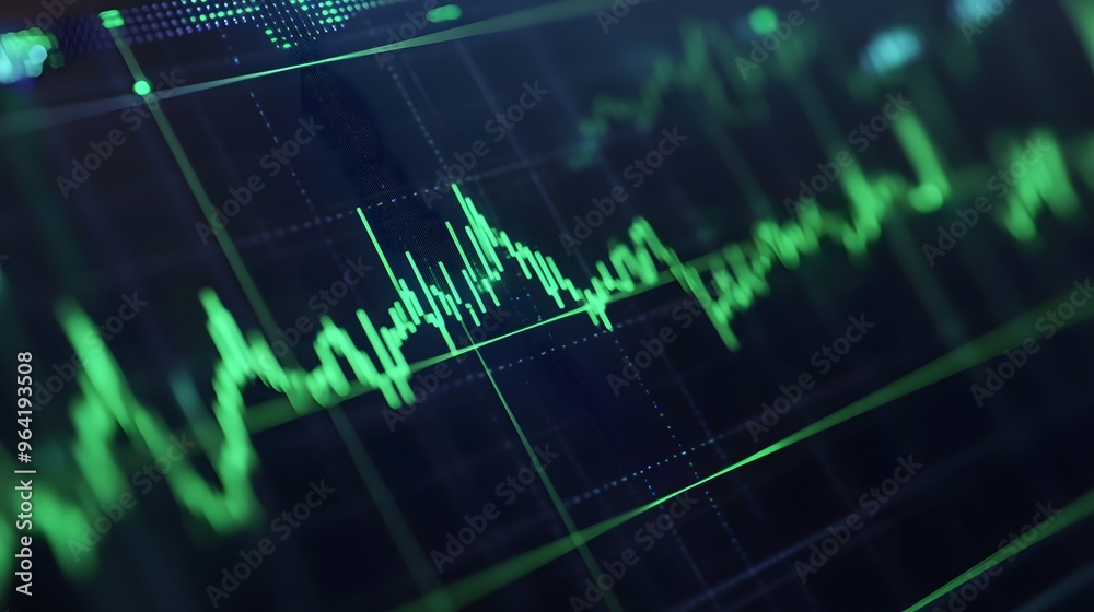 Green Line Heartbeat Pattern Monitor Green Line Heartbeat Pattern Monitor