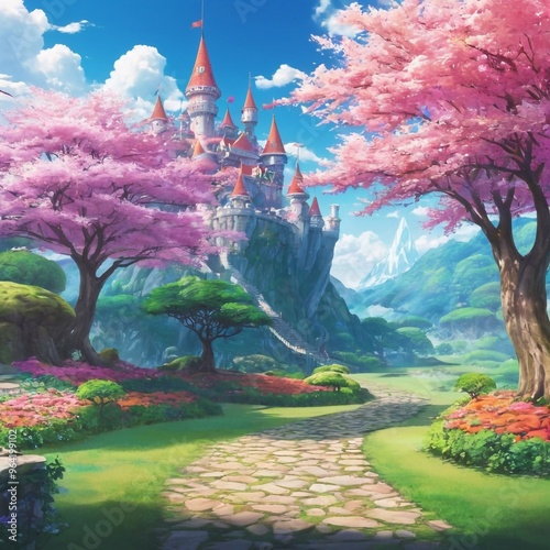 landscape with castle