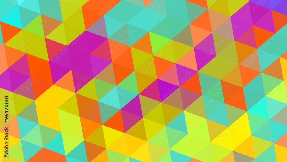 Fototapeta premium isometric texture rainbow abstract background pattern for poster, brochure, cover, website, banner