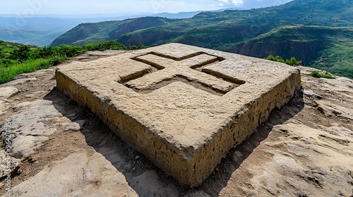 Explore the rock-hewn churches of Lalibela in Ethiopia, an impressive collection of monolithic churches carved directly into the stone.  photo